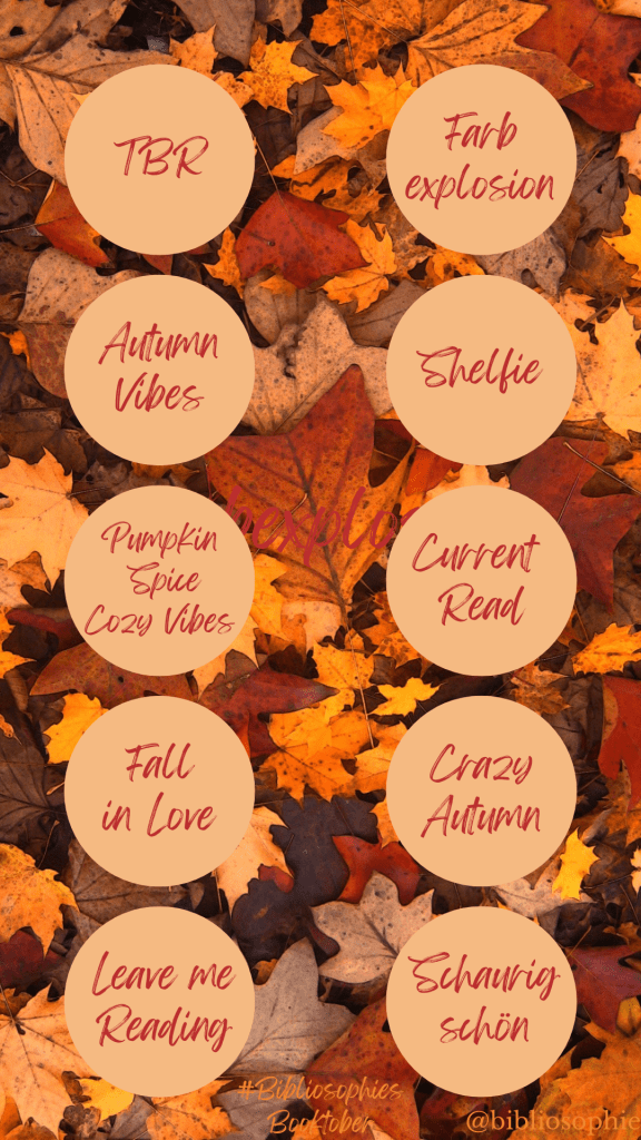 Instagram Template Bibliosophies Booktober Kategorien